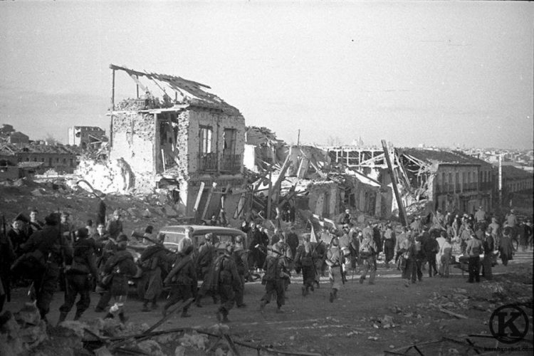 Batalla de Madrid, Carabanchel, 8 de noviembre de 1936.
