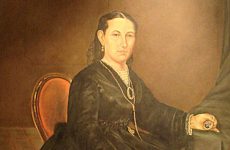 Representación en óleo de Margarita Maza.