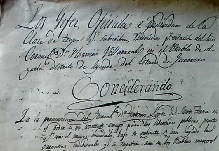 Plan de Ayutla fue una proclama política de militares mexicanos contra la dictadura de de Antonio López de Santa Anna. Plan de Ayutla fue una proclama política de militares mexicanos contra la dictadura de de Antonio López de Santa Anna.