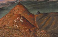 Revolución de Potosí. Óleo de Gaspar Miguel de Berrío: Potosí en el siglo XVIII.