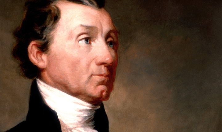 James Monroe, el 5to presidente de los Estados Unidos. La doctrina Monroe fue elaborada por el presidente John Quincy Adams y atribuida a James Monroe en 1823.