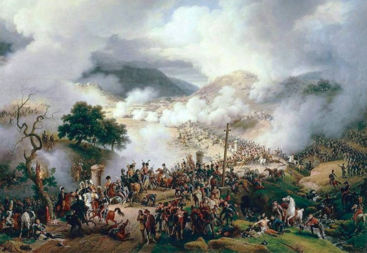 Más de 100 batallas y enfrentamientos militares se llevaron durante la Guerra de Independencia Española. Foto: Representación en óleo de la Batalla de Somosierra el 30 de noviembre de 1808.