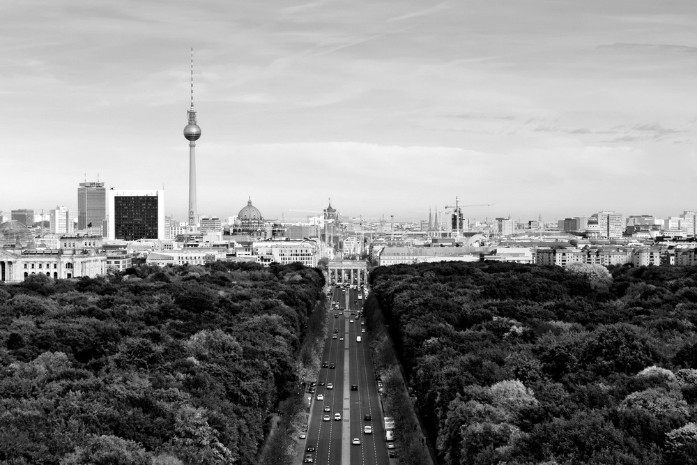 Vista panorámica de la ciudad de Berlín, capital de Alemania. Vista panorámica de la ciudad de Berlín, capital de Alemania.